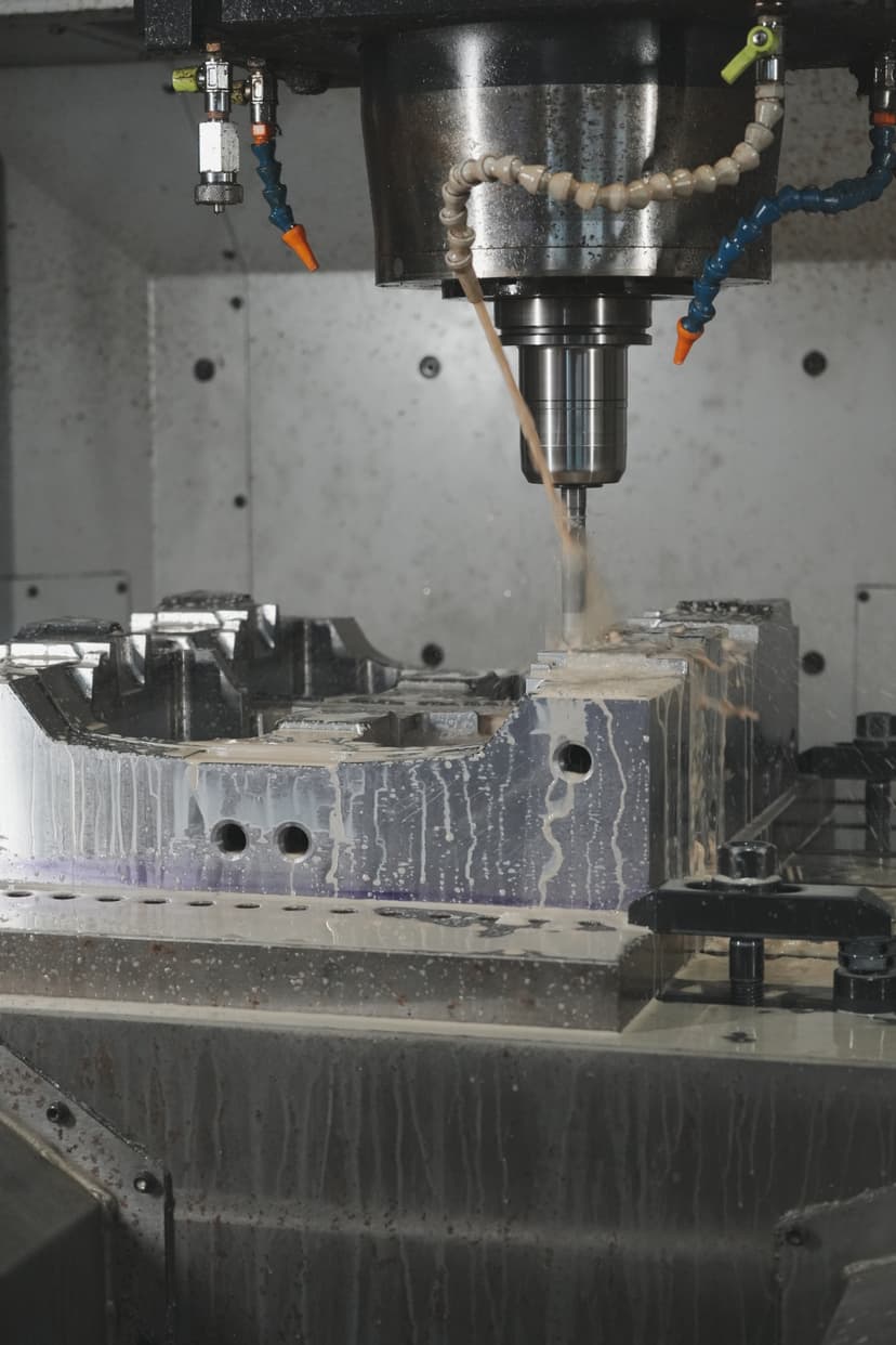 高速マシニングセンタによる精密加工